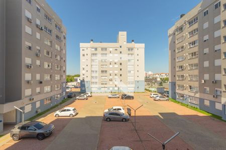 Vista da Sala/Cozinha de apartamento à venda com 2 quartos, 54m² em Fátima, Canoas