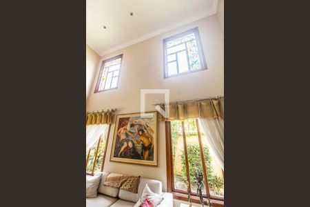 Detalhe Sala de casa de condomínio para alugar com 4 quartos, 521m² em Residencial Zero (tambore), Santana de Parnaíba