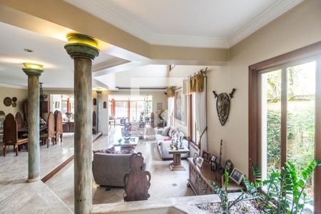 Sala de casa de condomínio para alugar com 4 quartos, 521m² em Residencial Zero (tambore), Santana de Parnaíba