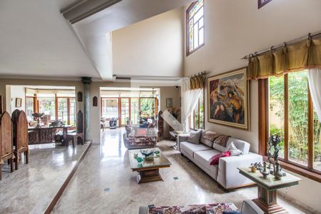 Sala de casa de condomínio para alugar com 4 quartos, 521m² em Residencial Zero (tambore), Santana de Parnaíba