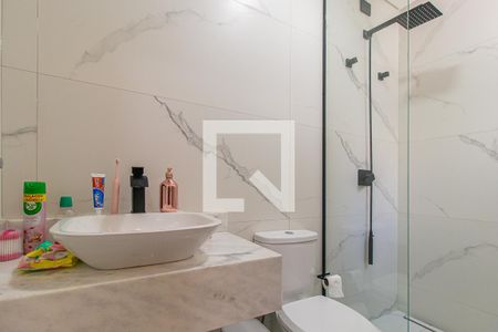 Banheiro da Suíte 1 de casa para alugar com 3 quartos, 150m² em Xaxim, Curitiba