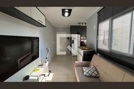 Sala de apartamento à venda com 2 quartos, 96m² em Jardim Santo André, Santo André