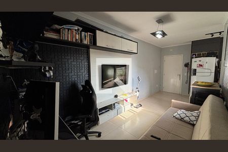 Sala de apartamento à venda com 2 quartos, 96m² em Jardim Santo André, Santo André