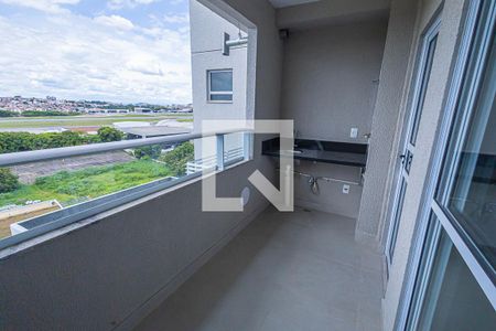 varanda de apartamento à venda com 1 quarto, 63m² em Pampulha, Belo Horizonte