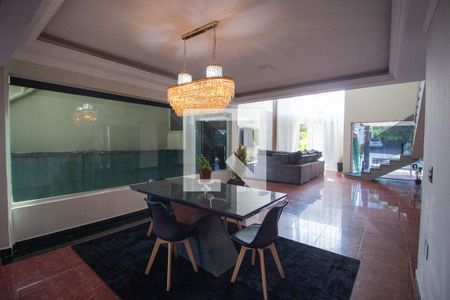 Sala de casa de condomínio para alugar com 4 quartos, 479m² em Loteamento Dinora Rosa, Sorocaba