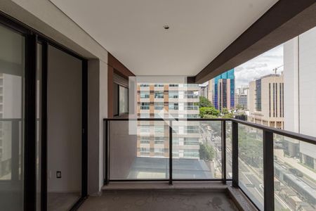 Sacada de apartamento para alugar com 1 quarto, 34m² em Indianópolis, São Paulo