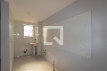 Cozinha e Área de Serviço de apartamento para alugar com 2 quartos, 49m² em Estância Velha, Canoas