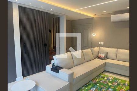 Sala de casa de condomínio para alugar com 4 quartos, 273m² em Morumbi, São Paulo