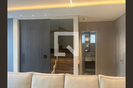 Sala de casa de condomínio para alugar com 4 quartos, 273m² em Morumbi, São Paulo