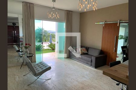 Sala de casa para alugar com 4 quartos, 400m² em Joá, Lagoa Santa
