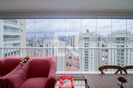 Varanda Gourmet de apartamento à venda com 4 quartos, 142m² em Santa Maria, São Caetano do Sul