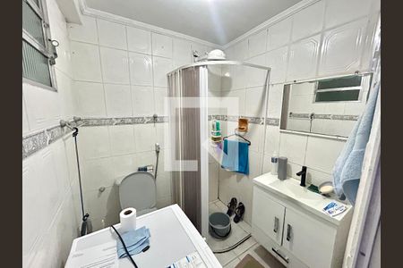 Banheiro de kitnet/studio à venda com 1 quarto, 24m² em Centro, Guarulhos
