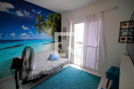 Sala/Cozinha de casa de condomínio para alugar com 2 quartos, 61m² em Maracanã, Praia Grande