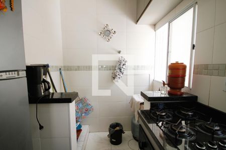 Sala/Cozinha de casa de condomínio para alugar com 2 quartos, 61m² em Maracanã, Praia Grande