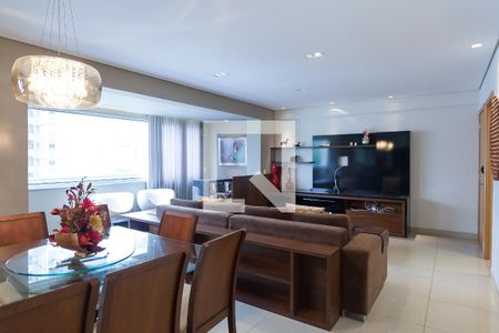 sala de apartamento para alugar com 4 quartos, 140m² em Vila da Serra, Nova Lima