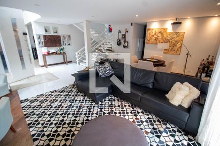 Sala de casa de condomínio para alugar com 5 quartos, 880m² em Colinas do Ermitage (sousas), Campinas