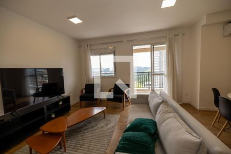 Sala de apartamento para alugar com 3 quartos, 109m² em Alphaville, Barueri