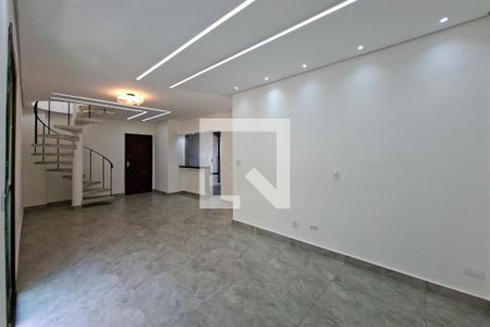 Sala de apartamento para alugar com 3 quartos, 160m² em Canto do Forte, Praia Grande
