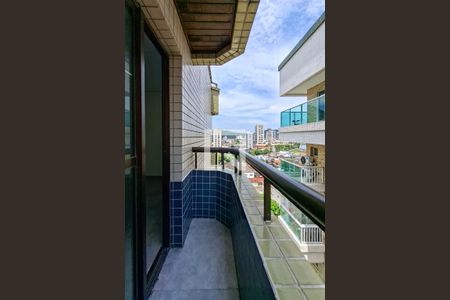 Sacada da sala de apartamento para alugar com 3 quartos, 160m² em Canto do Forte, Praia Grande