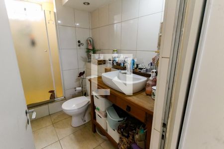 Banheiro da Suíte de apartamento à venda com 1 quarto, 45m² em Vila Tramontano, São Paulo