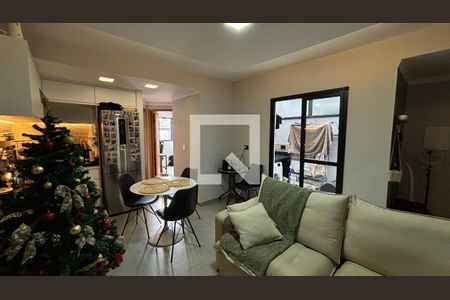 Sala - Sala de Jantar de apartamento à venda com 2 quartos, 44m² em Vila Scarpelli, Santo André