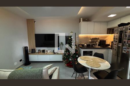 Sala - Sala de Jantar de apartamento à venda com 2 quartos, 44m² em Vila Scarpelli, Santo André