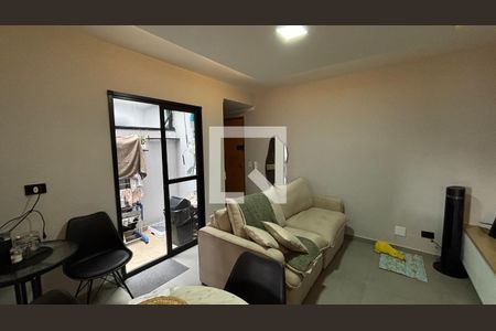 Sala - Sala de Jantar de apartamento à venda com 2 quartos, 44m² em Vila Scarpelli, Santo André