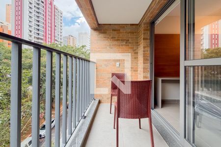 Varanda de kitnet/studio para alugar com 1 quarto, 24m² em Chácara Klabin, São Paulo
