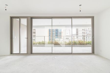 Sala de apartamento para alugar com 3 quartos, 150m² em Indianópolis, São Paulo