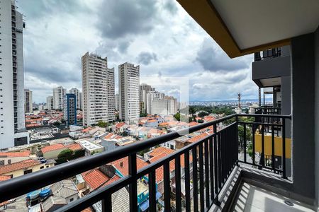 Varanda da Sala de apartamento para alugar com 1 quarto, 39m² em Belenzinho, São Paulo