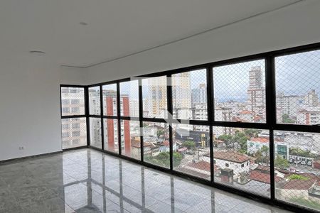 Sala de apartamento para alugar com 3 quartos, 189m² em Vila Matias, Santos