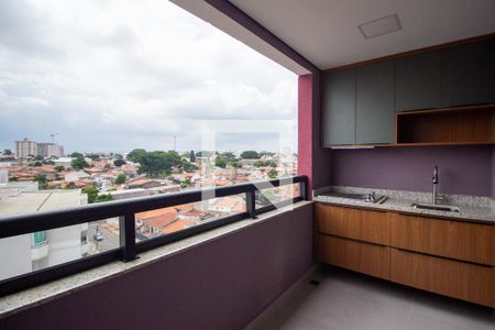 Varanda da Sala de apartamento para alugar com 1 quarto, 46m² em Jardim Guaruja, Sorocaba