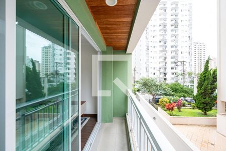 Varanda da Sala de apartamento à venda com 2 quartos, 72m² em Vila Clementino, São Paulo