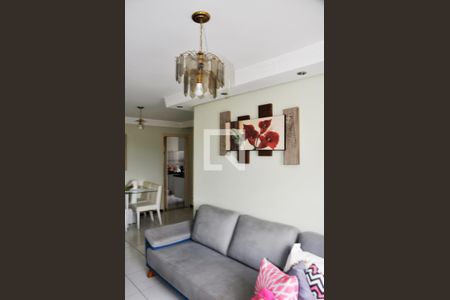 Detalhe - Sala e Sala de Jantar de apartamento para alugar com 2 quartos, 55m² em Sítio Morro Grande, São Paulo