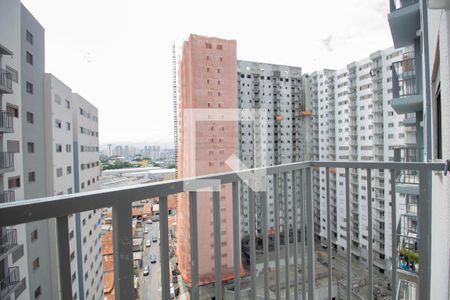 Varanda da Sala de apartamento para alugar com 2 quartos, 44m² em Vila Albertina, São Paulo