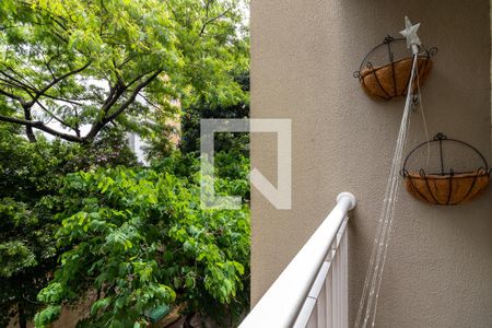 Varanda da Sala de apartamento à venda com 2 quartos, 50m² em Jardim Centenario, São Paulo