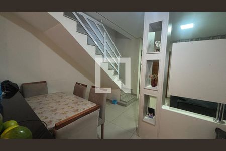 Sala - Sala de Jantar de casa à venda com 3 quartos, 195m² em Vila Vilma, Santo André