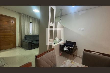 Sala - Sala de Jantar de casa à venda com 3 quartos, 195m² em Vila Vilma, Santo André