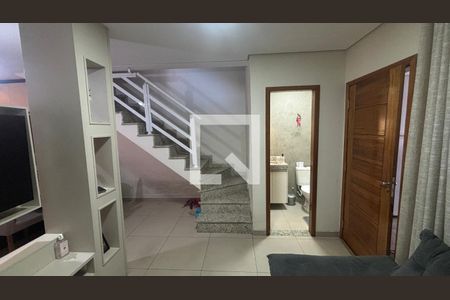 Sala - Sala de Jantar de casa à venda com 3 quartos, 195m² em Vila Vilma, Santo André