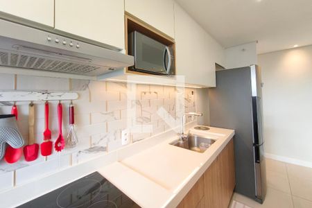 Cozinha de apartamento à venda com 2 quartos, 46m² em Jardim São Vicente, Campinas