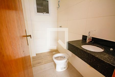 Banheiro Social de apartamento para alugar com 1 quarto, 50m² em Balneario Flórida, Praia Grande