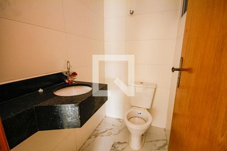 Banheiro Social de apartamento para alugar com 1 quarto, 50m² em Balneario Flórida, Praia Grande