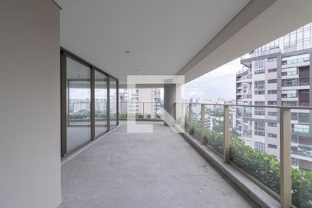 Varanda gourmet de apartamento à venda com 3 quartos, 219m² em Indianópolis, São Paulo