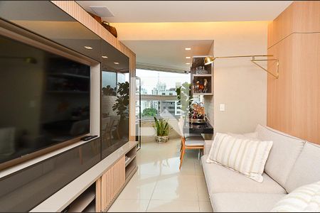 Sala Ambientes de apartamento à venda com 2 quartos, 136m² em Serra, Belo Horizonte