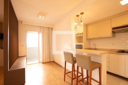 Sala de apartamento para alugar com 1 quarto, 57m² em Jardim America, Sorocaba