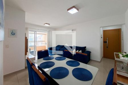 Sala de apartamento para alugar com 2 quartos, 86m² em Boqueirão, Praia Grande