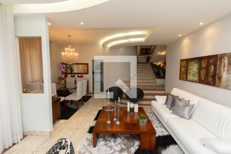Sala de estar 1 de casa de condomínio à venda com 4 quartos, 361m² em Paquetá, Belo Horizonte