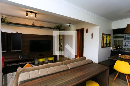sala de apartamento para alugar com 2 quartos, 60m² em Jardim Caner, Taboão da Serra