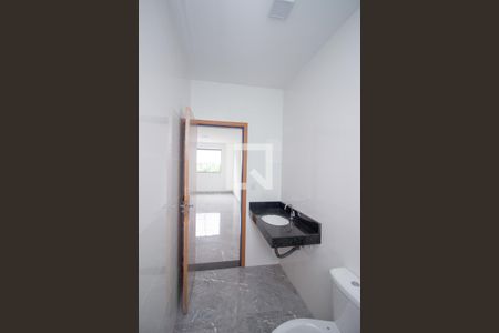 Banheiro da Suíte de casa à venda com 3 quartos, 124m² em Tres Barras, Contagem