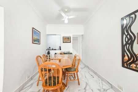 Sala de apartamento para alugar com 2 quartos, 75m² em Jardim Vitoria, Guarujá
